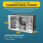 Elite Gourmet 18-Slice Convection Oven with French Doors