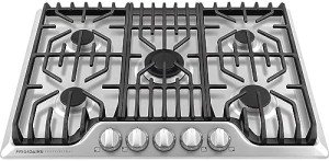 Frigidaire 30-Inch 5-Burner Gas Cooktop, Stainless Steel