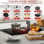 30-Inch Electric Cooktop with 4 Burners