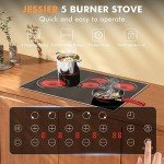 Jessier 30-Inch 5-Burner Electric Cooktop