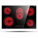 Karinear 30" Electric 5-Burner Ceramic Cooktop