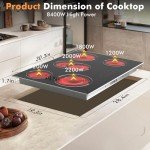 Jessier 30-Inch 5-Burner Electric Cooktop