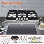 Eascookchef 30" Gas Cooktop with 5 Burners