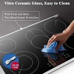 Karinear 30" Electric 5-Burner Ceramic Cooktop