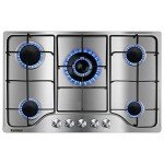 30-Inch 5-Burner Gas Stove with Dual Fuel