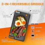 36" Stainless Steel Gas Cooktop with Griddle