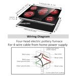 Karinear 30" Electric 5-Burner Ceramic Cooktop