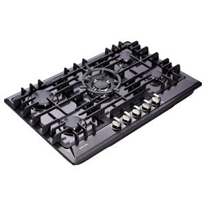 30" Stainless Steel Gas Cooktop with 5 Burners