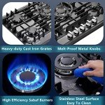 30" Stainless Steel Gas Cooktop with 5 Burners