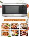 Commercial Chef 0.7 cu ft Stainless Steel Microwave
