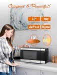 Commercial Chef 0.7 cu ft Stainless Steel Microwave