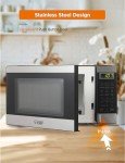 Commercial Chef 0.7 cu ft Stainless Steel Microwave