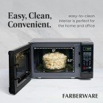 Farberware Retro Countertop Microwave 700 Watts, 0.7 Cu. Ft