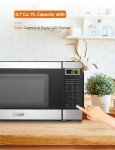 Commercial Chef 0.7 cu ft Stainless Steel Microwave