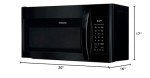 Frigidaire 30" Black Over-the-Range Microwave 1.8 cu ft