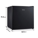 Midea Compact 1.6 Cu Ft Reversible Door Refrigerator