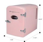 Frigidaire Mini Retro 9-Can Fridge - Pink