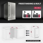 15-Inch Outdoor Stainless Steel Refrigerator Cooler