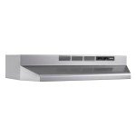 Stainless Steel Ductless Under-Cabinet Range Hood
