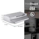Stainless Steel Ductless Under-Cabinet Range Hood
