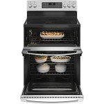 GE 30" Electric Double Oven Convection Range