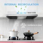 Comfee 30" Stainless Steel Ducted/Ductless Range Hood