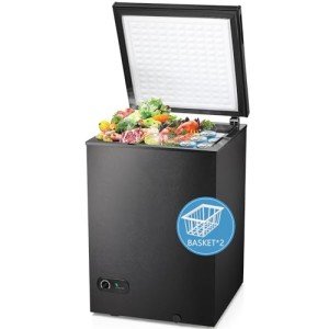 R.W.FLAME 3.5 Cu. Ft. Chest Freezer with Baskets