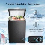 R.W.FLAME 3.5 Cu. Ft. Chest Freezer with Baskets
