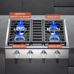 Empava 30" Natural Gas Slide-in Rangetop with Burners