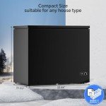 Kismile 7.0 Cu Ft Chest Freezer with Baskets