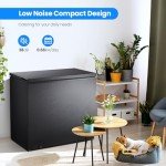 Kismile 7.0 Cu Ft Chest Freezer with Baskets