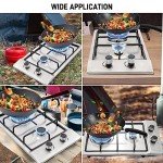 12" Stainless Steel Dual Fuel Gas Cooktop