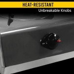 Stainless Steel Double Burner Propane Cooktop