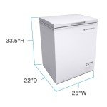 West Bend 5-Cu.Ft. White Chest Freezer