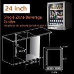 Kalamera 24” Mini Fridge for Drinks & Wine