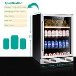 Kalamera 24” Mini Fridge for Drinks & Wine
