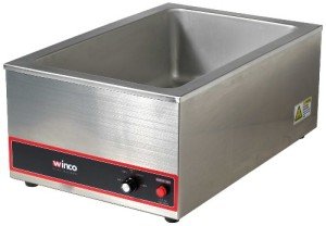 Winco FW-S500 Portable Food Warmer, Stainless Steel