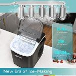 EUHOMY Portable Ice Maker - 26lbs Daily Production