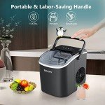 EUHOMY Portable Ice Maker - 26lbs Daily Production