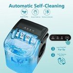 EUHOMY Portable Ice Maker - 26lbs Daily Production