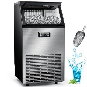 Antarctic Star 100Lbs Stainless Steel Ice Maker