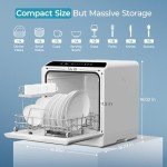 Compact Mini Portable Dishwasher with 5L Water Tank