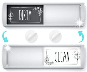Stylish Dishwasher Magnet: Clean or Dirty Sign