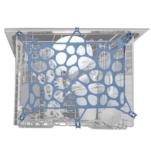 Silicone Dishwasher Net for Baby Items - Blue