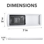 Stylish Dishwasher Magnet: Clean or Dirty Sign