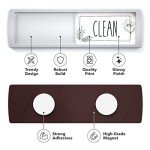 Stylish Dishwasher Magnet: Clean or Dirty Sign