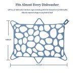 Silicone Dishwasher Net for Baby Items - Blue