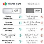 Stylish Dishwasher Magnet: Clean or Dirty Sign