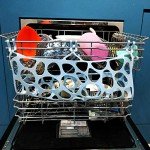 Silicone Dishwasher Net for Baby Items - Blue