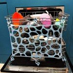 Silicone Dishwasher Net for Baby Items - Blue